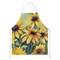 Maryland Black-Eyed Susans in Watercolor Apron Cooking Kitchen Server Baking Crafts Gardening for Adult Women Men, Unisex, Large, Multicolor